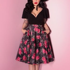 Vixen by Micheline Pitt Spider Web Circle Skirt